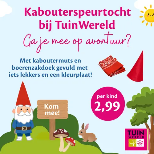 Kabouter speurtocht TuinWereld Wijchen