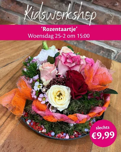 Kidsworkshop 'Rozentaartje' (woe 25-2)