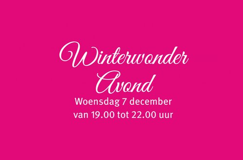 Winterwonderavond - TuinWereld Malden
