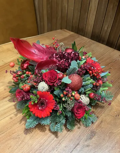 Workshop 'Rode kerst biedermeier'