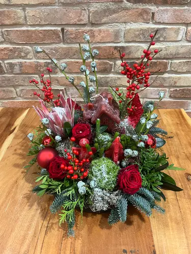 Workshop 'Rood kerstlandschap'