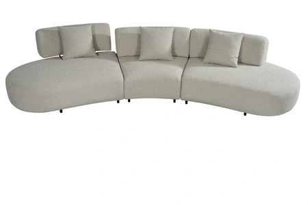 24Seven Bank Capri vijfzits taupe - afbeelding 2