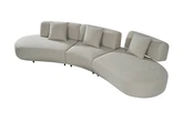 24Seven Bank Capri vijfzits taupe