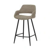 24Seven Barstoel Dario bouclé liver - counter - afbeelding 1
