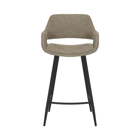 24Seven Barstoel Dario bouclé liver - counter - afbeelding 2