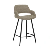 24Seven Barstoel Dario bouclé liver - counter - afbeelding 3