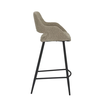 24Seven Barstoel Dario bouclé liver - counter - afbeelding 4
