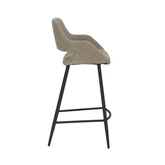 24Seven Barstoel Dario bouclé liver - counter - afbeelding 4