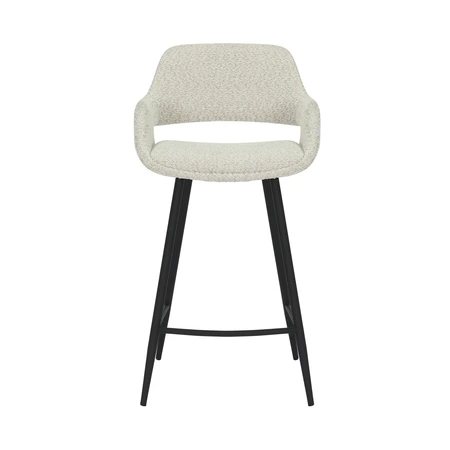 24Seven® Barstoel Dario bouclé offwhite - counter - afbeelding 2