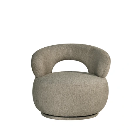24Seven Draaifauteuil Faro taupe - afbeelding 2