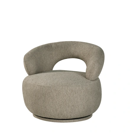 24Seven® Draaifauteuil Faro taupe - afbeelding 1