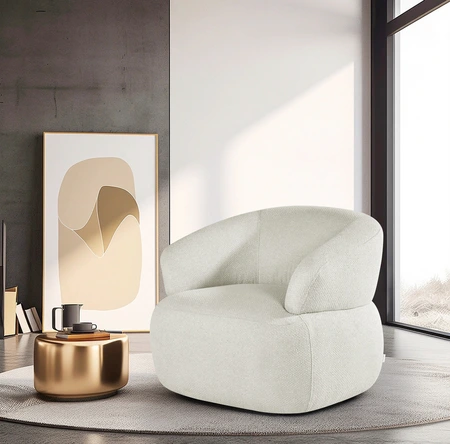 24Seven Draaifauteuil Positano zand - afbeelding 3