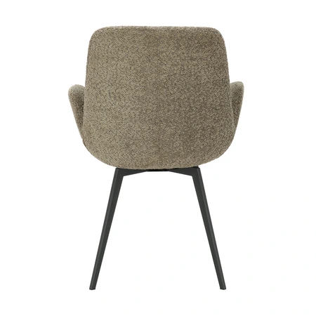 24Seven® Eetkamerstoel Matteo bouclé liver - afbeelding 5