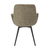 24Seven® Eetkamerstoel Matteo bouclé liver - afbeelding 5