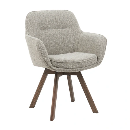 24Seven® Eetkamerstoel Rocco taupe - afbeelding 3