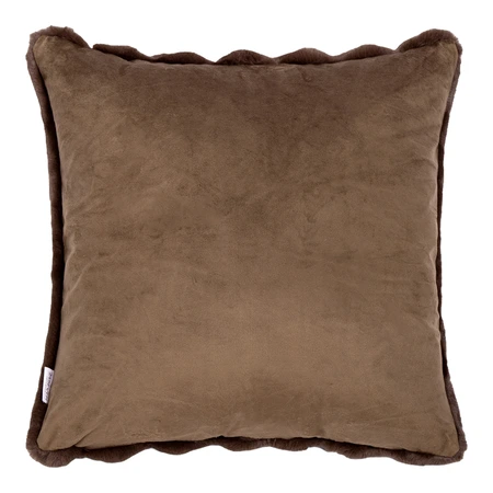 24Seven Kussen Lou chocolate - 60 x 60 cm - afbeelding 2