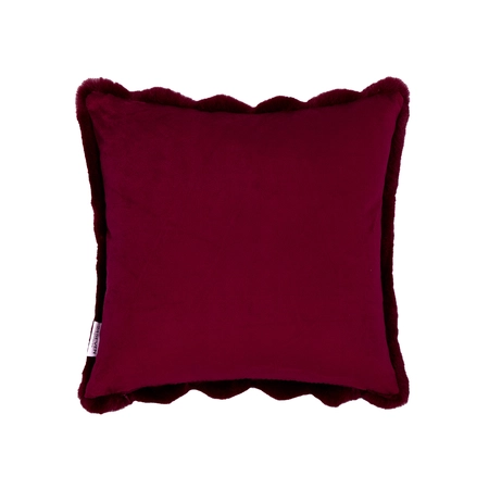 24Seven Kussen Lou merlot - 45 x 45 cm - afbeelding 2