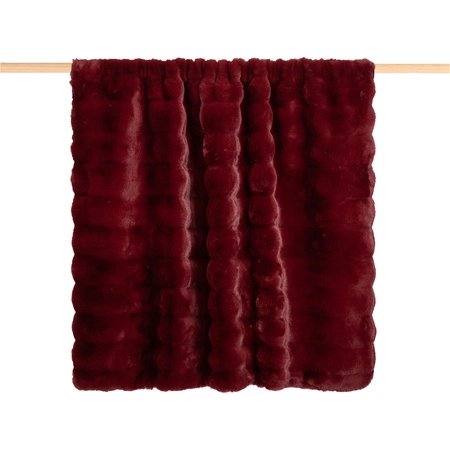 24Seven Plaid Lou merlot - 130 x 170 cm - afbeelding 3