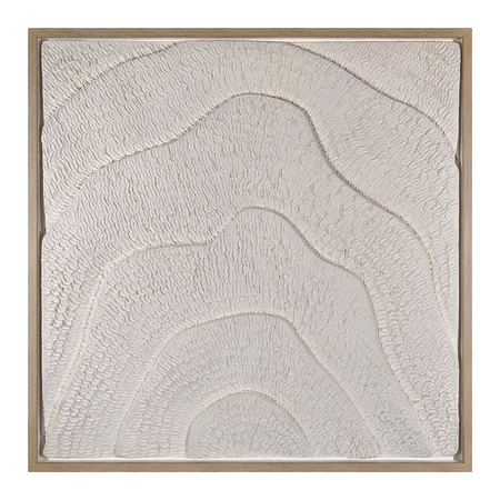 24Seven Wanddeco rijstpapier creme - B100XH100cm
