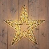 3D ster metaal 1440l 76x8cm luxery - afbeelding 3