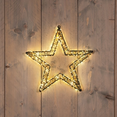 3D ster metaal 800led 36x3cm luxery - afbeelding 2