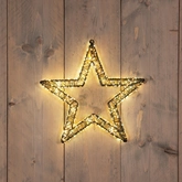 3D ster metaal 800led 36x3cm luxery - afbeelding 2