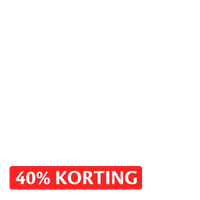 40% korting red