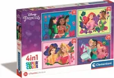 Clementoni - Disney Princess Puzzel - 4 Puzzels in 1 Doos