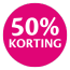 50% roze