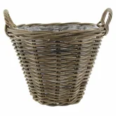 Van der Leeden Aardappelmand Klassiek Rotan Grijs d40h30cm