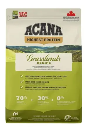 Acana Highest Protein grasslands dog 2kg