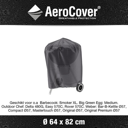 AeroCover BBQ Beschermhoes Ø 57 cm - afbeelding 3