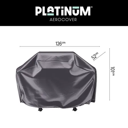 AeroCover Gasbarbecue Beschermhoes 126 x 52 x 101 cm - afbeelding 1