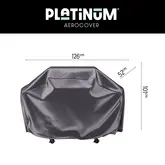 AeroCover Gasbarbecue Beschermhoes 126 x 52 x 101 cm