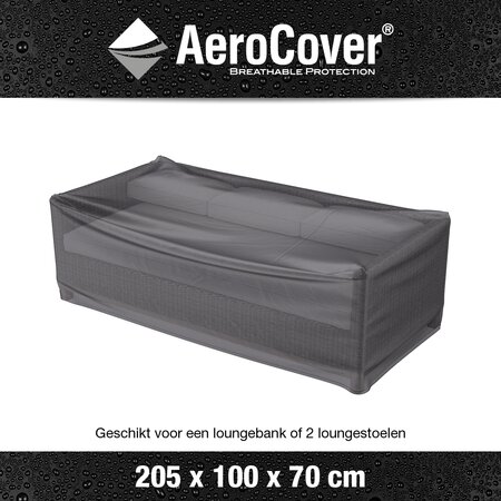 AeroCover Loungebankhoes 205 x 100 x 70 cm - afbeelding 3
