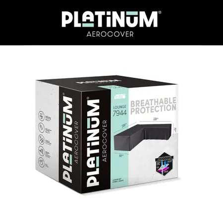 AeroCover Loungesethoes hoekset 220 x 220 x 70 cm - afbeelding 7