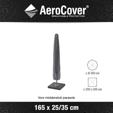 AeroCover Parasolhoes  H 165 x 25/35 cm - afbeelding 3