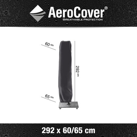 AeroCover Zweefparasolhoes  H 292 x 60/65 cm - afbeelding 4