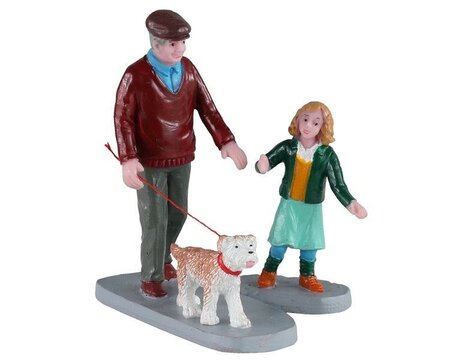 Afternoon Stroll, Set Of 2 - Lemax kerstfiguren