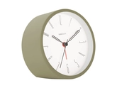 Alarm clock Belle Numbers iron moss green - afbeelding 1