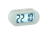 Alarm clock Gummy rubberized soft blue - afbeelding 1