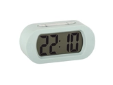 Alarm clock Gummy rubberized soft blue - afbeelding 2