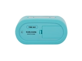 Alarm clock Gummy rubberized turquoise blue - afbeelding 2