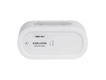 Alarm clock Gummy rubberized white - afbeelding 3