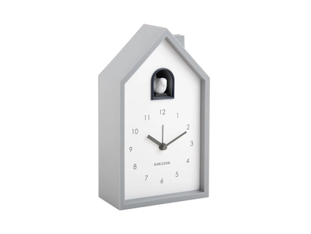 Alarm clock Modern Cuckoo mouse grey - afbeelding 1