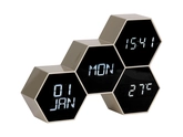Alarm clock Six in the Mix gold painted - afbeelding 1