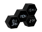 Alarm clock Six in the Mix rubberized black - afbeelding 5