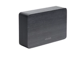 Alarm clock Square black veneer, white LED - afbeelding 2