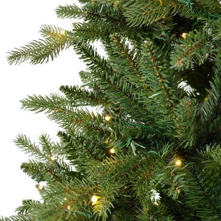Allison pine switch prelit hinged tree - 2386 tips - H 240 x D 152cm 560L - afbeelding 2