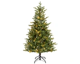 Allison pine switch prelit hinged tree - 826 tips - H 150 x D 97cm 220L - afbeelding 1
